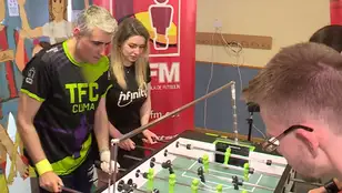 Jugadores de futbolín