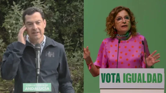 María Jesús Montero y Juanma Moreno María Jesús Montero y Juanma Moreno