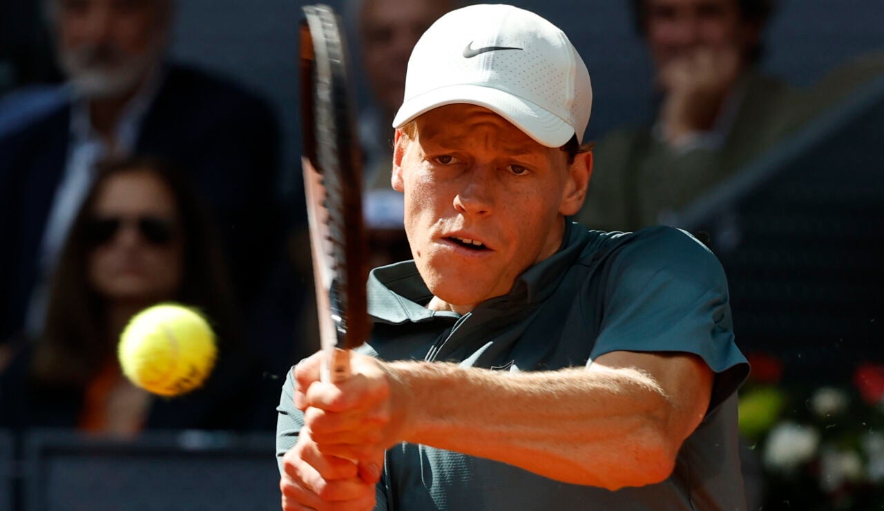Sinner durante el Mutua Madrid Open 2026