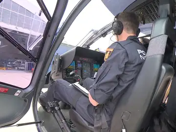 Así es como la Policía Nacional vigila desde el aire Así es como la Policía Nacional vigila desde el aire