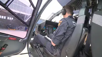 Así es como la Policía Nacional vigila desde el aire Así es como la Policía Nacional vigila desde el aire