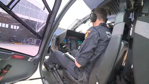 Así es como la Policía Nacional vigila desde el aire Así es como la Policía Nacional vigila desde el aire