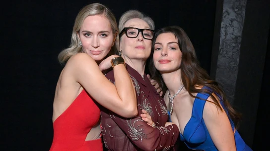 Emily Blunt, Meryl Streep y Anne Hathaway en los SAG Awards 2024 Emily Blunt, Meryl Streep y Anne Hathaway en los SAG Awards 2024