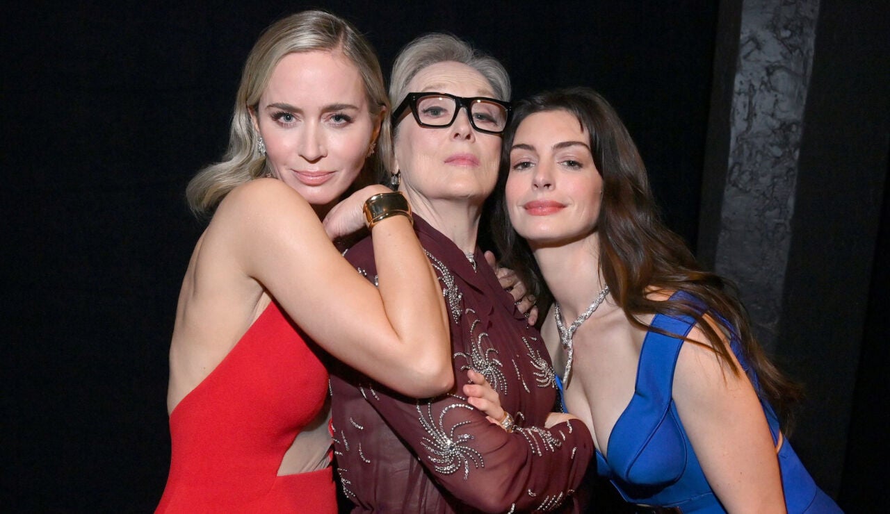 Emily Blunt, Meryl Streep y Anne Hathaway en los SAG Awards 2024