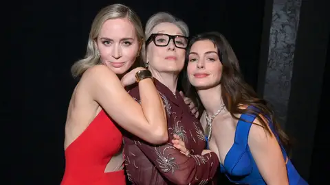 Emily Blunt, Meryl Streep y Anne Hathaway en los SAG Awards 2024 Emily Blunt, Meryl Streep y Anne Hathaway en los SAG Awards 2024