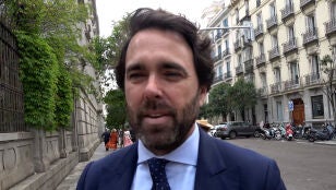 Javier Ungr&iacute;a tras la boda de su hermano