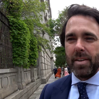 Javier Ungría tras la boda de su hermano