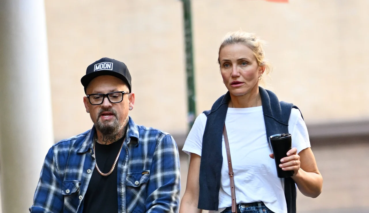 Cameron Diaz y su marido Benji Madden
