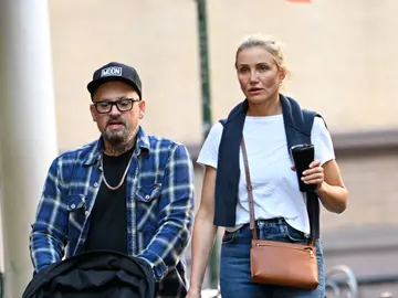 Cameron Diaz y su marido Benji Madden Cameron Diaz y su marido Benji Madden