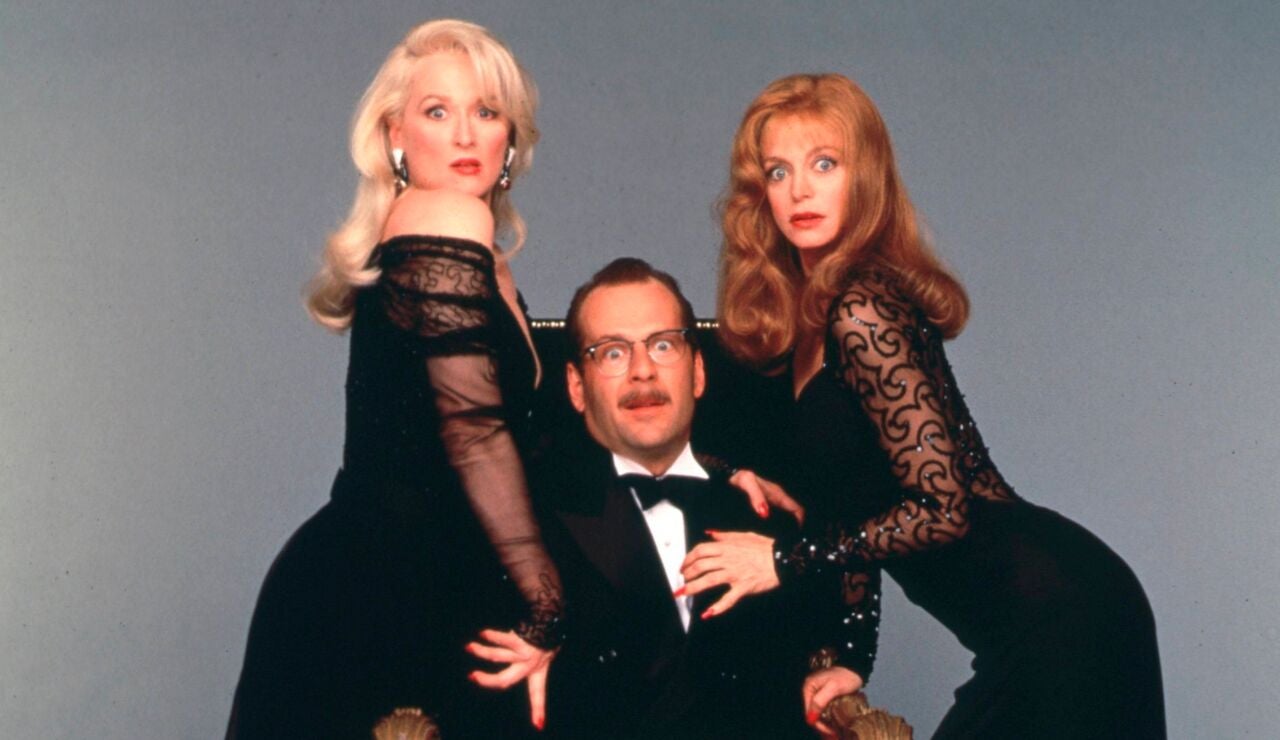 Meryl Streep, Bruce Willis y Goldie Hawn en La muerte os sienta tan bien
