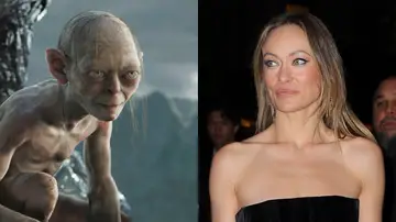 Olivia Wilde y Gollum de EL Señor de los Anillos Olivia Wilde y Gollum de EL Señor de los Anillos