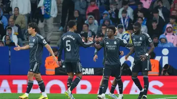 Vinicius celebra un gol ante el Espanyol Vinicius celebra un gol ante el Espanyol