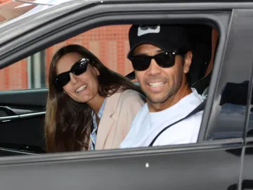 Ana Boyer y Fernando Verdasco saliendo del hospital Ana Boyer y Fernando Verdasco saliendo del hospital