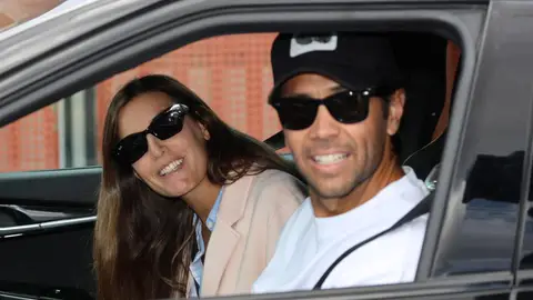 Ana Boyer y Fernando Verdasco saliendo del hospital Ana Boyer y Fernando Verdasco saliendo del hospital