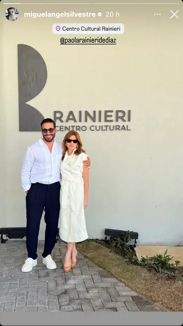 Miguel Ángel Silvestre con Paola Ranieri Díaz Miguel Ángel Silvestre con Paola Ranieri Díaz