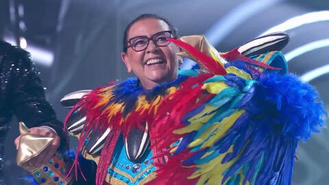 &iexcl;Mar&iacute;a del Monte dinamita las apuestas del jurado! Era el Loro de Mask Singer