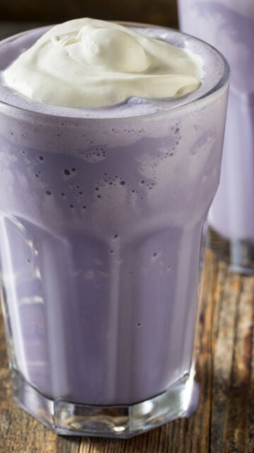 Ube latte 