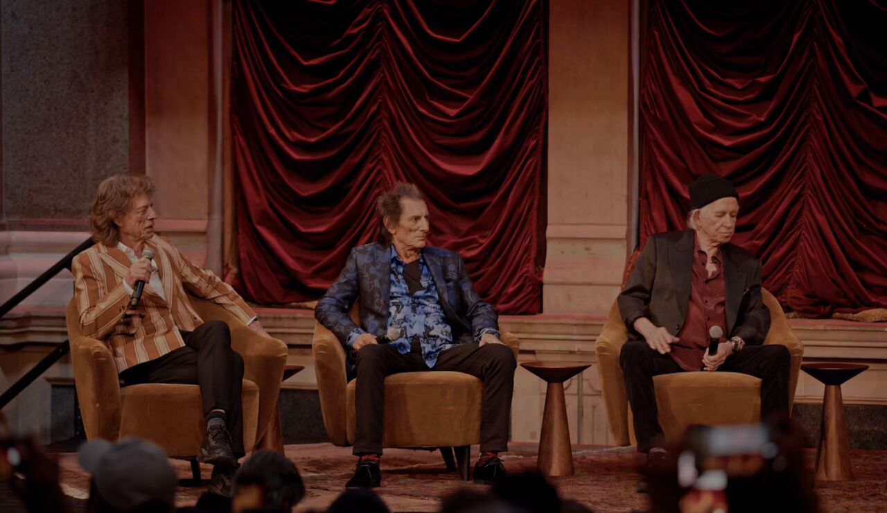 The Rolling Stones en la presentaci&oacute;n de su nuevo &aacute;lbum