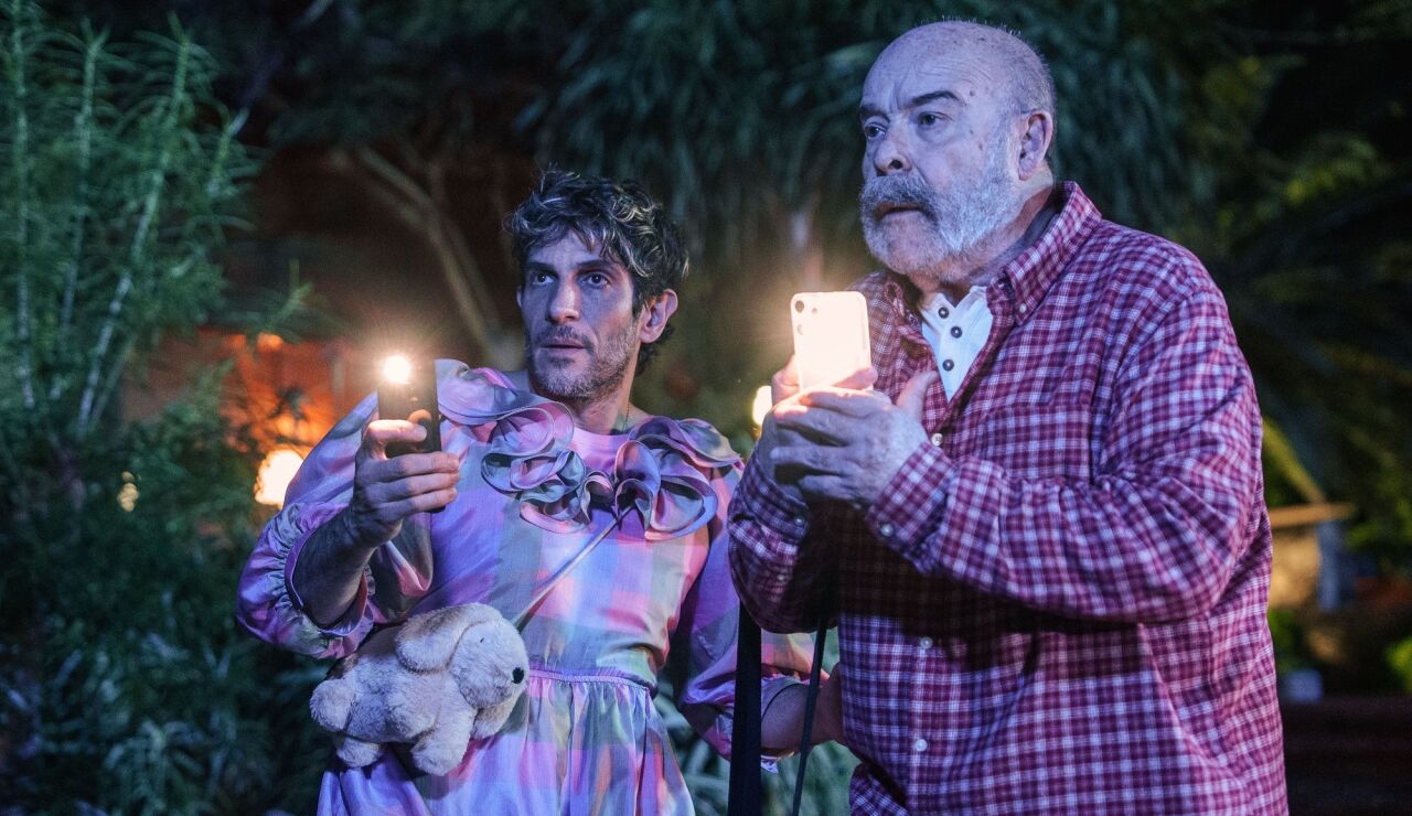 Quim Guti&eacute;rrez y Antonio Resines en Haciendo amigos