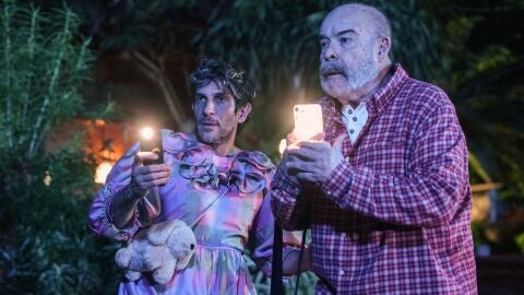 Quim Guti&eacute;rrez y Antonio Resines en Haciendo amigos