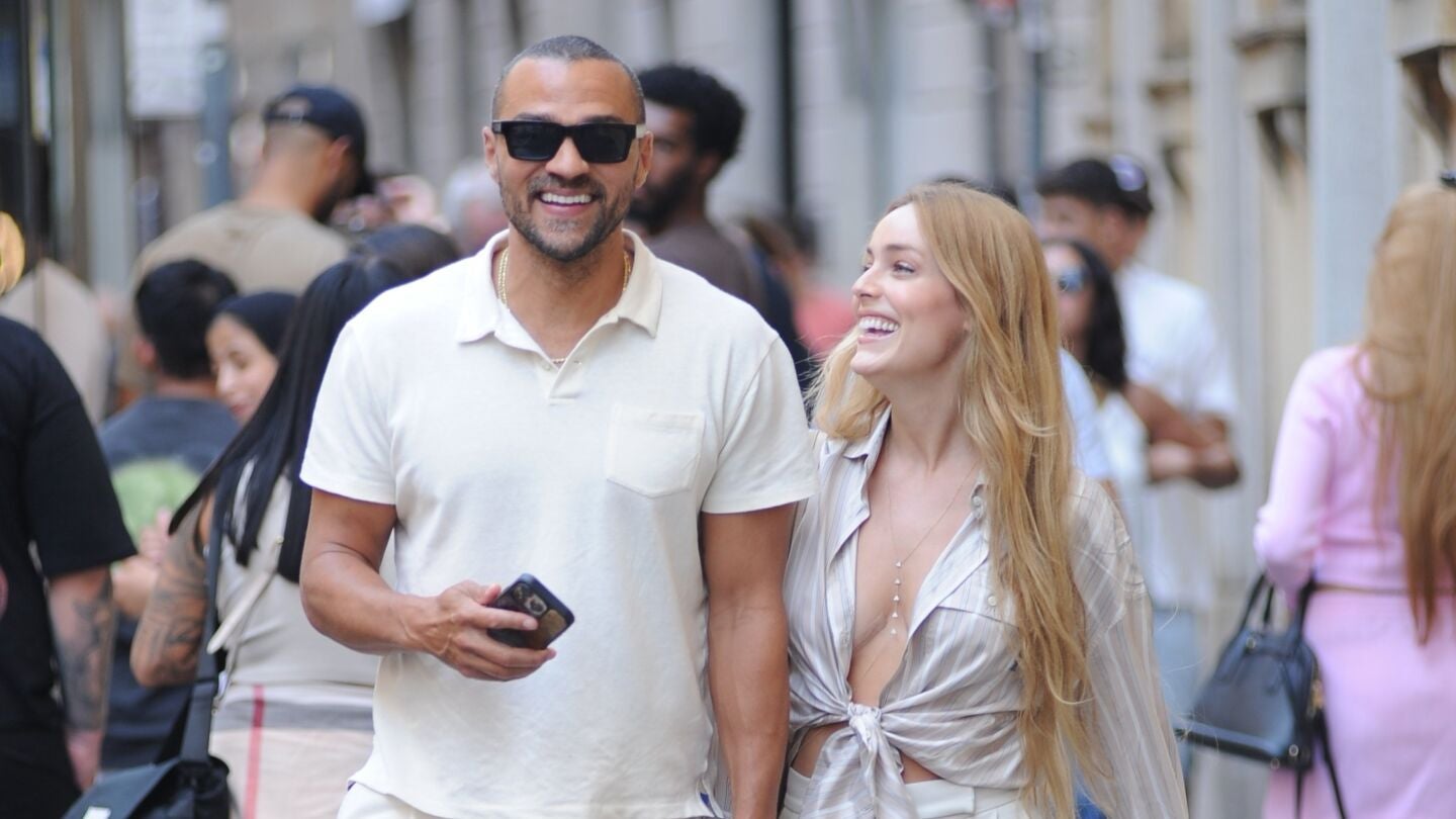 El actor de Anatom&iacute;a de Grey Jesse Williams y la actriz espa&ntilde;ola Alejandra Onieva