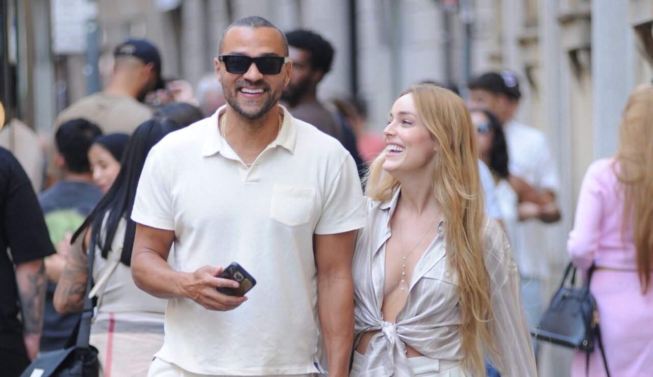 El actor de Anatom&iacute;a de Grey Jesse Williams y la actriz espa&ntilde;ola Alejandra Onieva