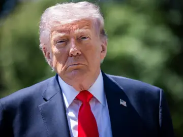 Donald Trump en Espejo Público. Donald Trump en Espejo Público.