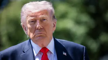 Donald Trump en Espejo Público. Donald Trump en Espejo Público.