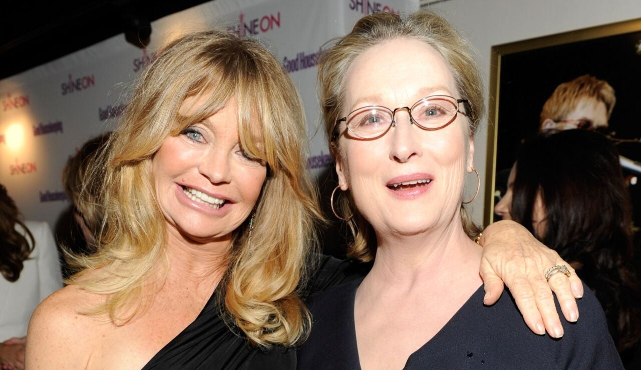 Goldie Hawn con Meryl Streep en 2011