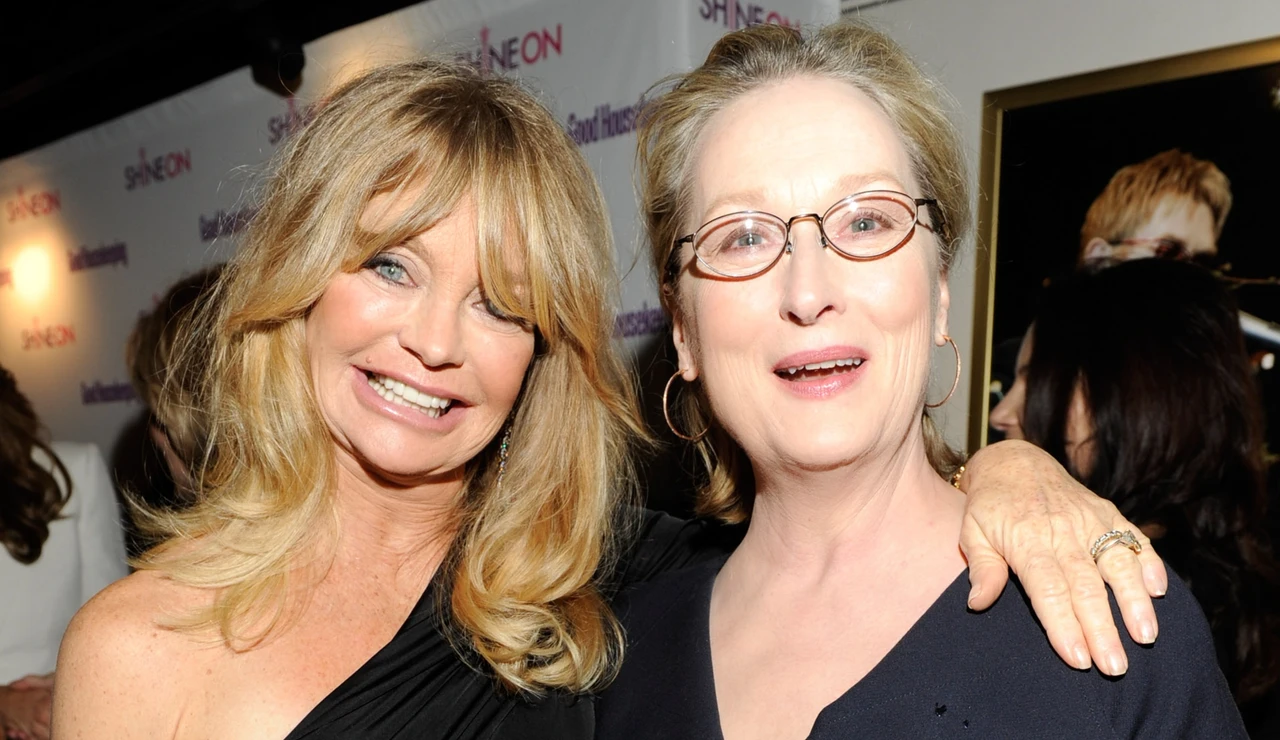 Goldie Hawn con Meryl Streep en 2011
