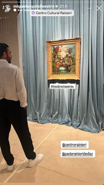 Miguel Ángel Silvestre ha visitando el Centro Cultural Ranieri