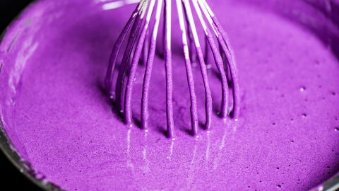 Ube o ñame morado (Dioscorea alata) 