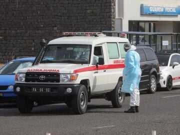 Imagen de una ambulancia en Praia, Cabo Verde