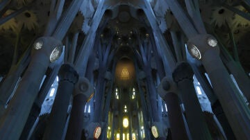 Interior de la Sagrada Familia 