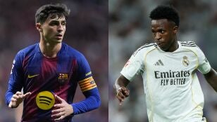 Pedri y Vinicius
