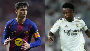 Pedri y Vinicius