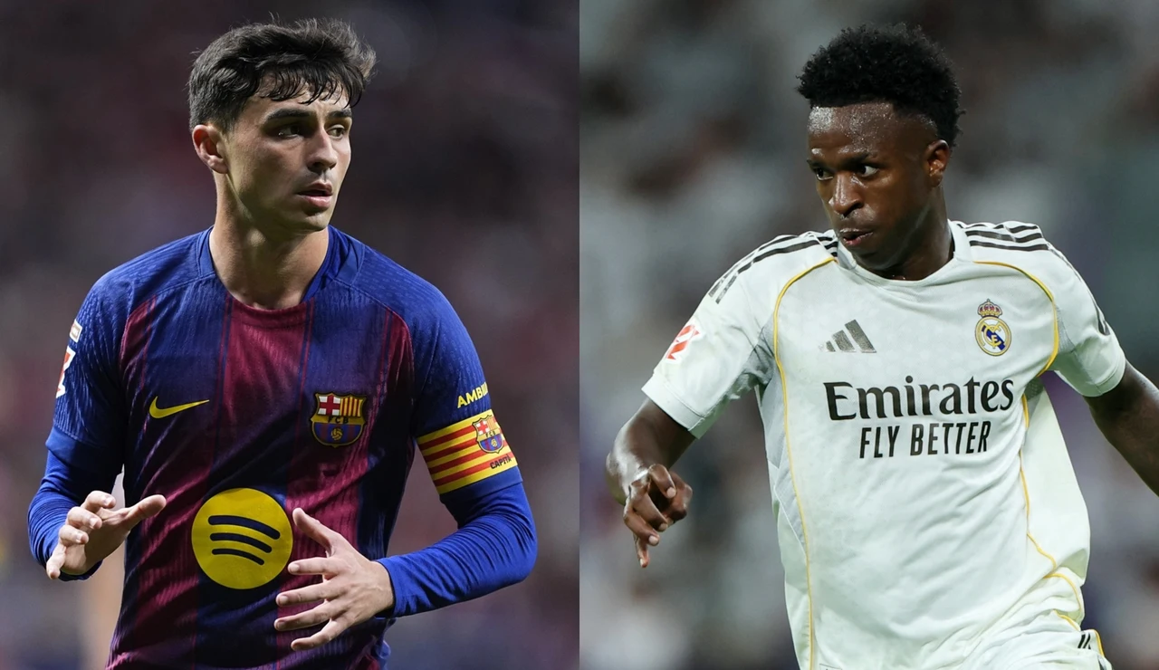 Pedri y Vinicius