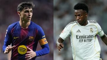 Pedri y Vinicius