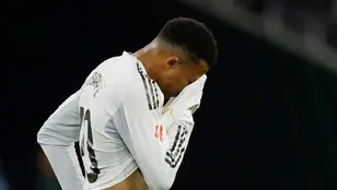 Mbappé durante un partido de LaLiga