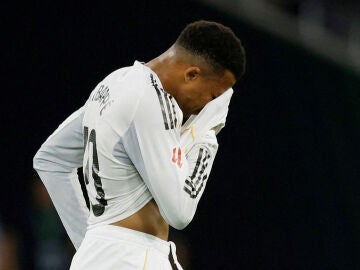Mbapp&eacute; durante un partido de LaLiga