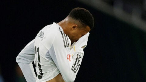 Mbapp&eacute; durante un partido de LaLiga