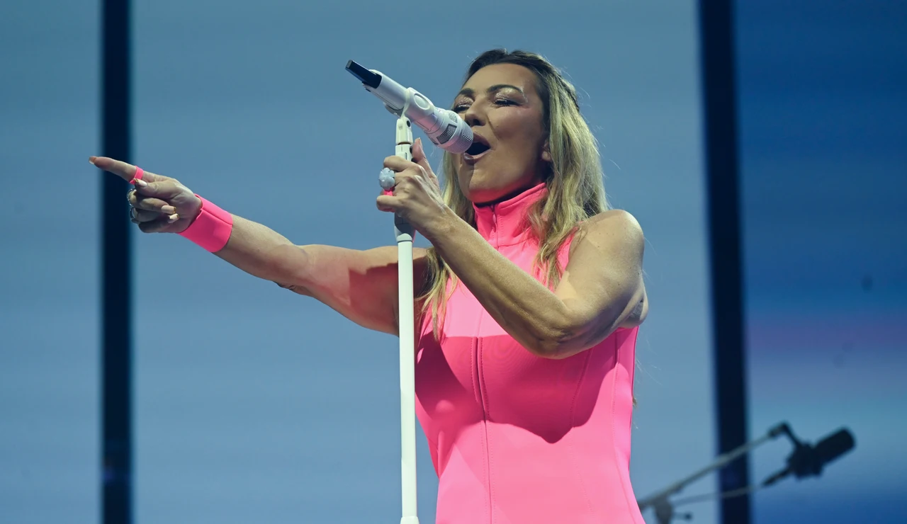 Amaia Montero en su primer concierto con La oreja de Van Gogh tras su regreso