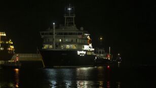 imagen del crucero llegando a Tenerife
