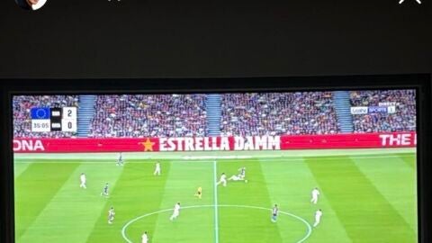 Publicaci&oacute;n de Kylian Mbapp&eacute; durante el Cl&aacute;sico