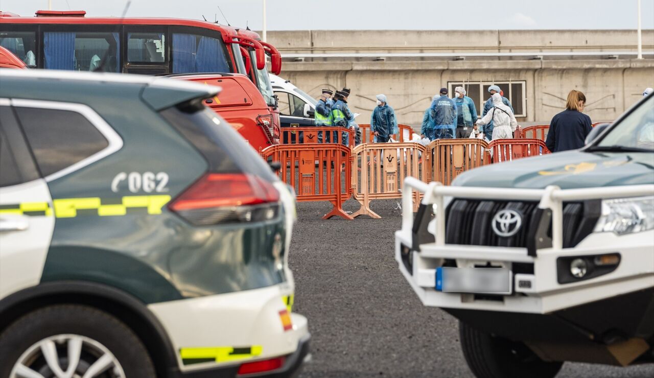 Imagen de la evacuaci&oacute;n de pasajeros del MV Hondius afectado por hantavirus