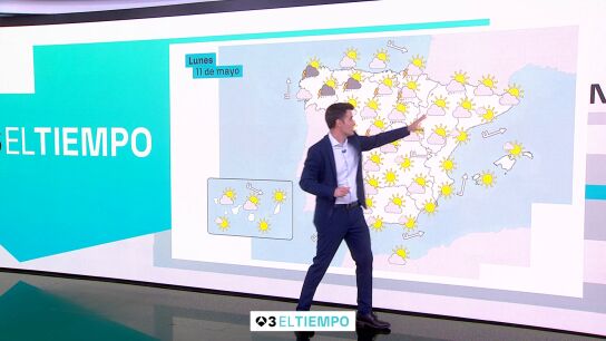Las tormentas, hasta el mi&eacute;rcoles, siguen ancladas en la pen&iacute;nsula en una semana sin calor.