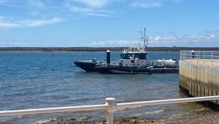 El puerto donde atracan los barcos del Servicio Mar&iacute;timo de la GC en Huelva