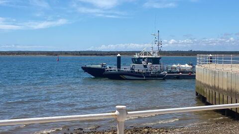 El puerto donde atracan los barcos del Servicio Mar&iacute;timo de la GC en Huelva