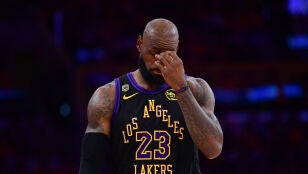 LeBron James, en el cuarto partido ante los Oklahoma City Thunder