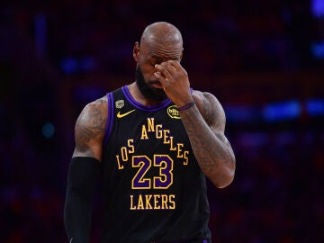 LeBron James, en el cuarto partido ante los Oklahoma City Thunder